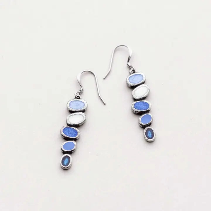 Wire Earrings by Danforth Pewter