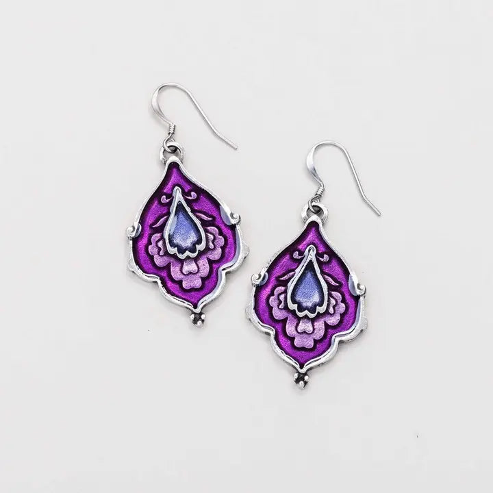 Wire Earrings by Danforth Pewter