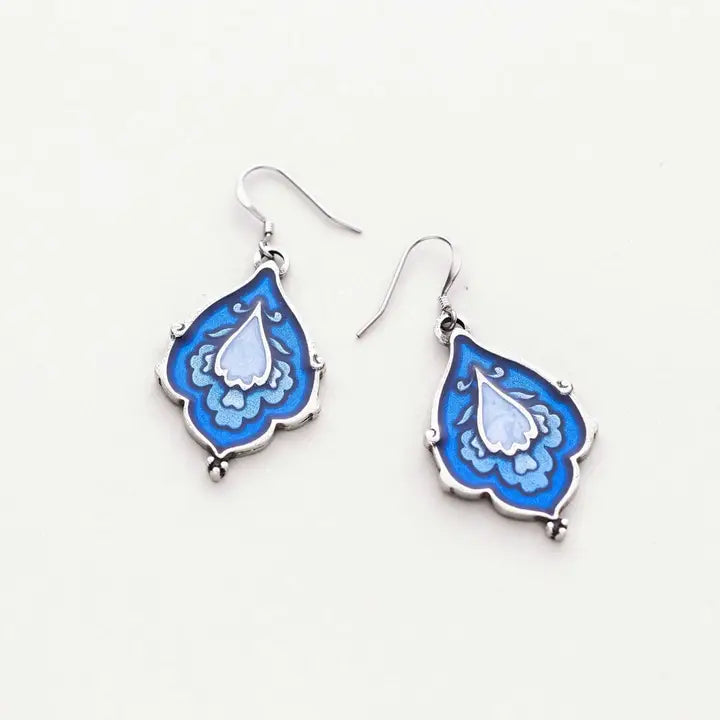 Wire Earrings by Danforth Pewter
