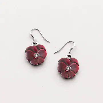Wire Earrings by Danforth Pewter