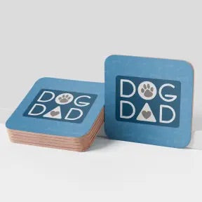Dog Speak Cork Coasters