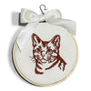 Embroidered Ornaments by Vibrantly Blue