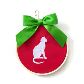 Embroidered Ornaments by Vibrantly Blue