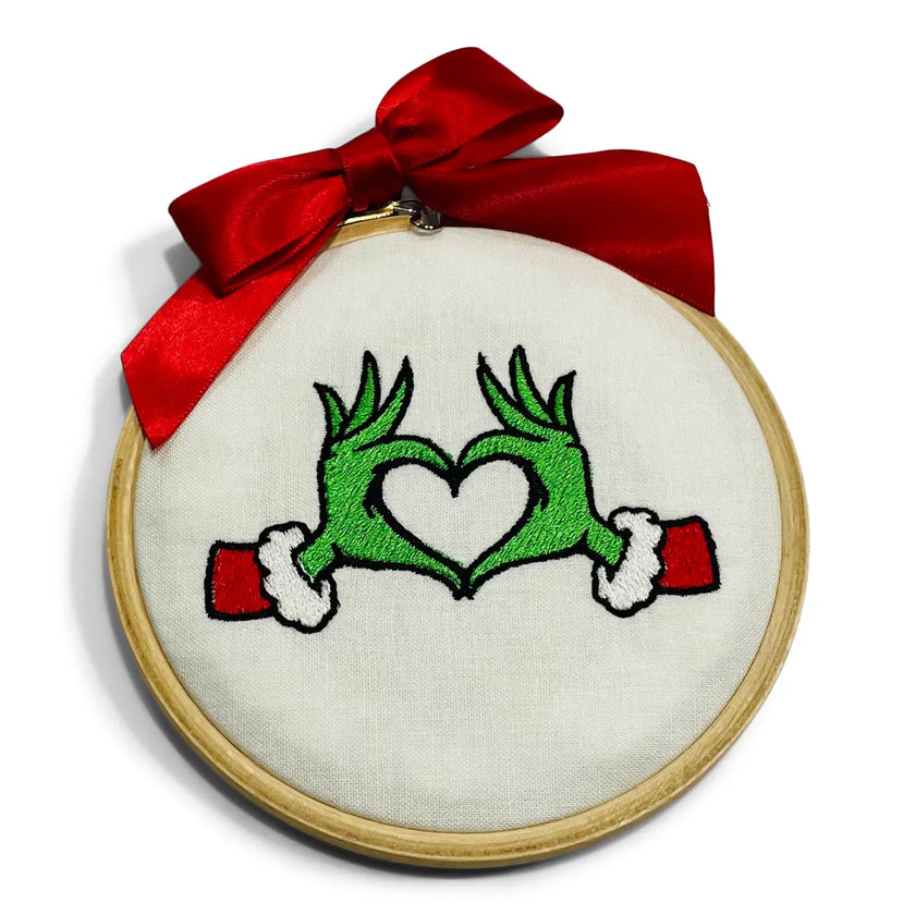 Embroidered Ornaments by Vibrantly Blue