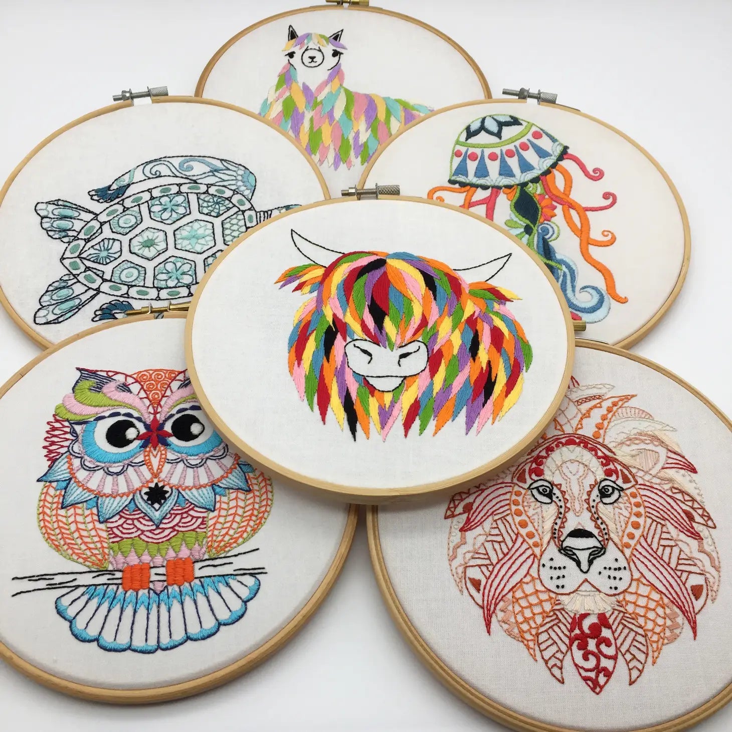 Embroidery Kits by Cinnamon Stitching