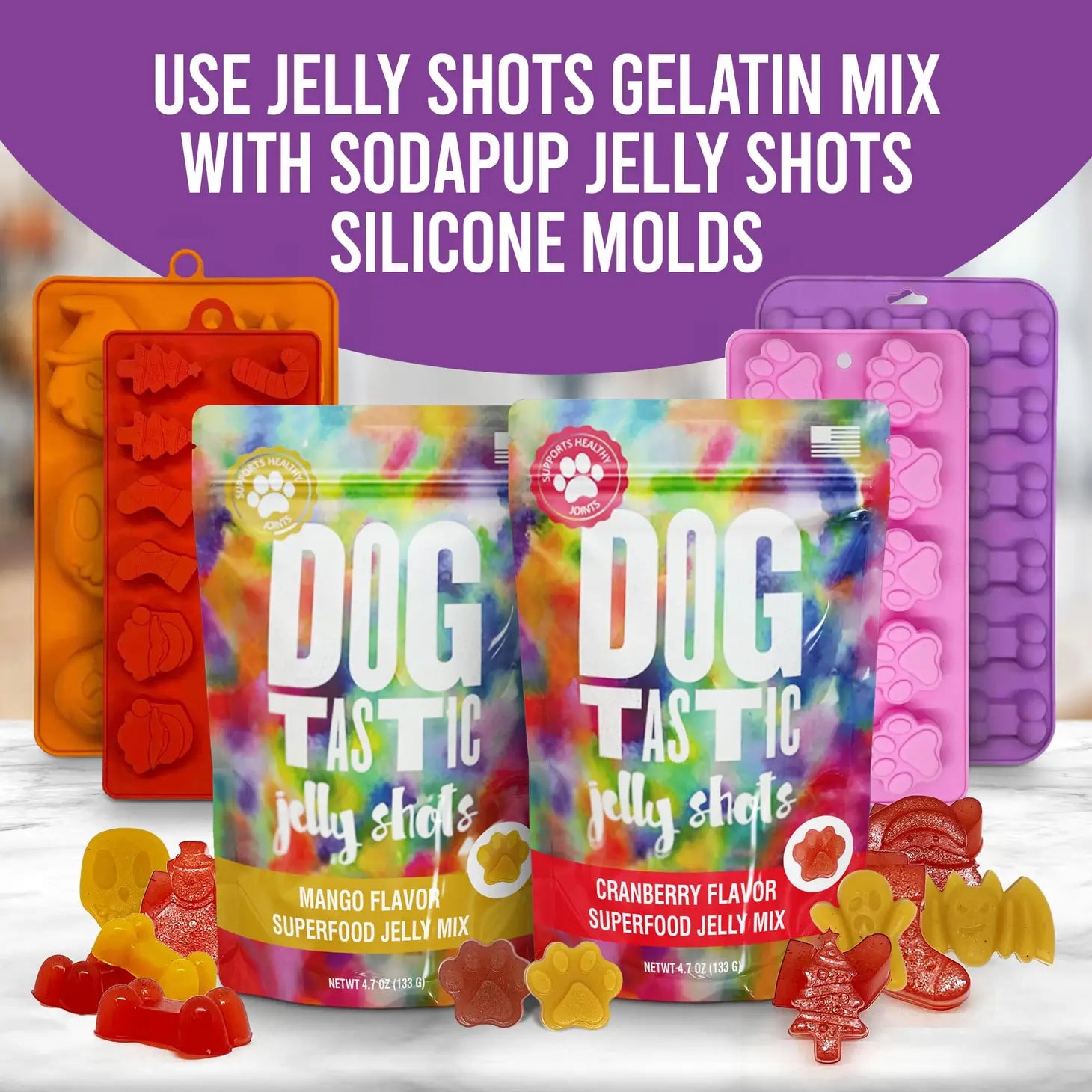 Dogtastic Jelly Shots & Molds