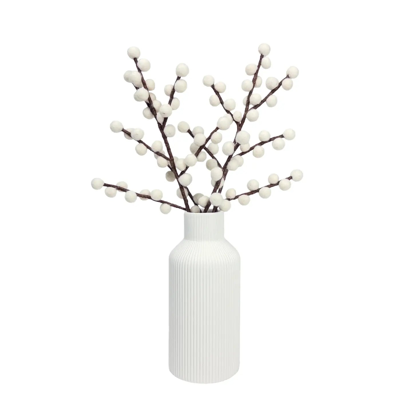 Wool Holiday Foliage Decor