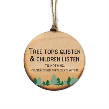 Wooden Ornaments by Driftless Studios