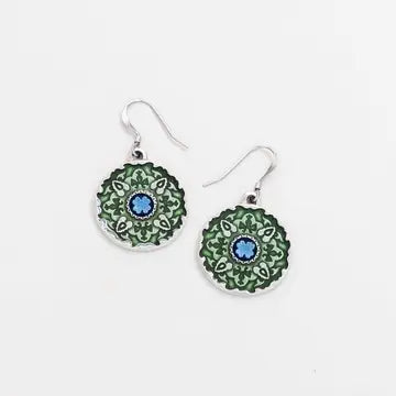 Wire Earrings by Danforth Pewter