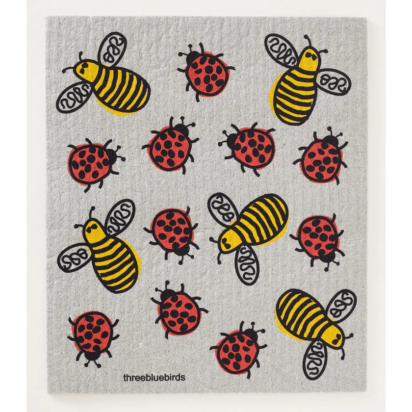 Three Bluebirds Swedish Dishcloths