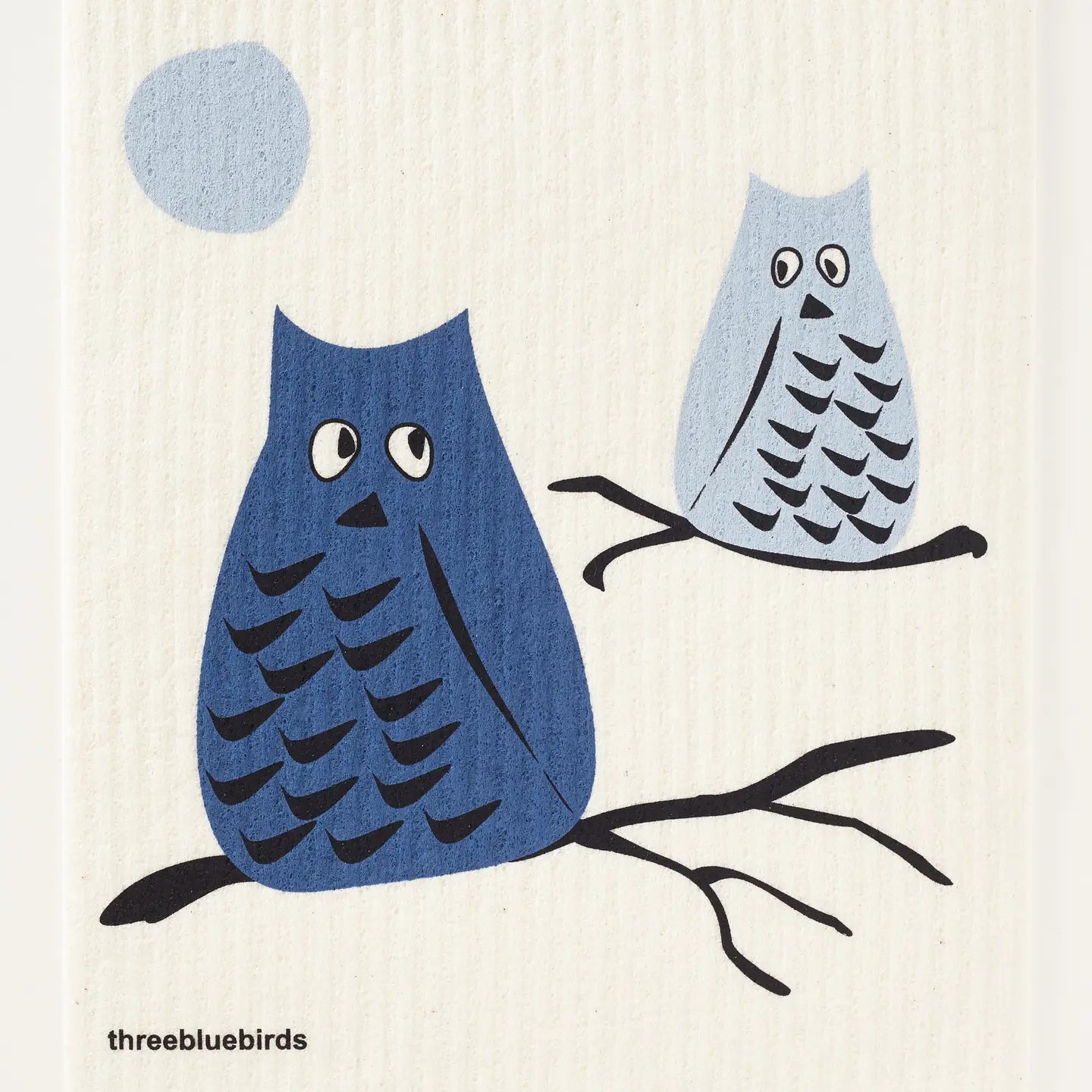 Three Bluebirds Swedish Dishcloths