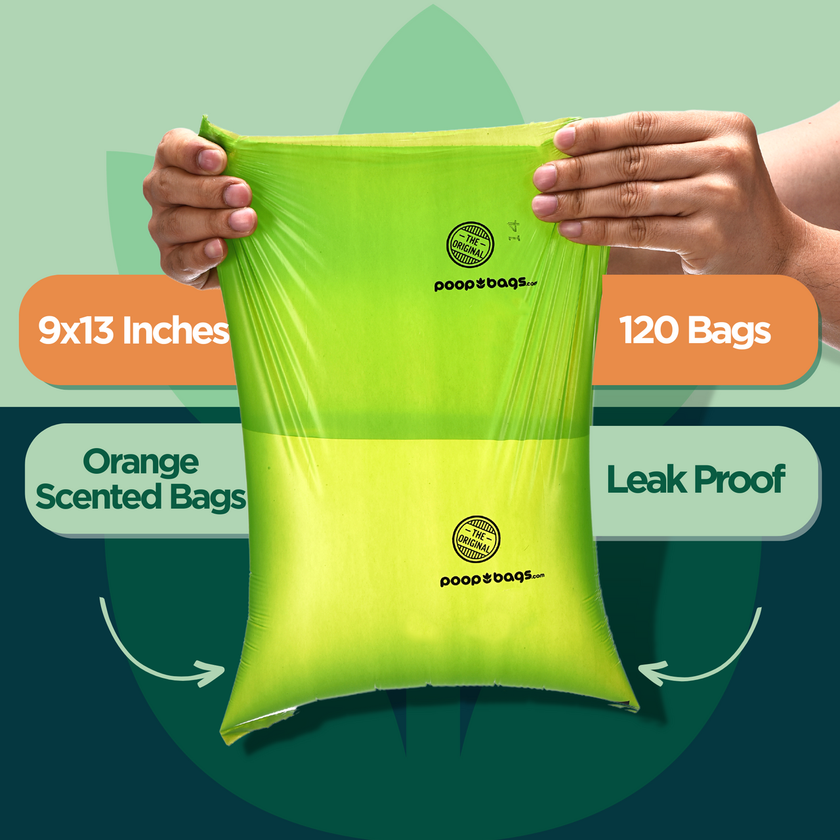 The Original Poop Bags® Orange Scented USDA Biobased Rolls