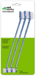 Vet Worthy Toothbrush 3 Pack