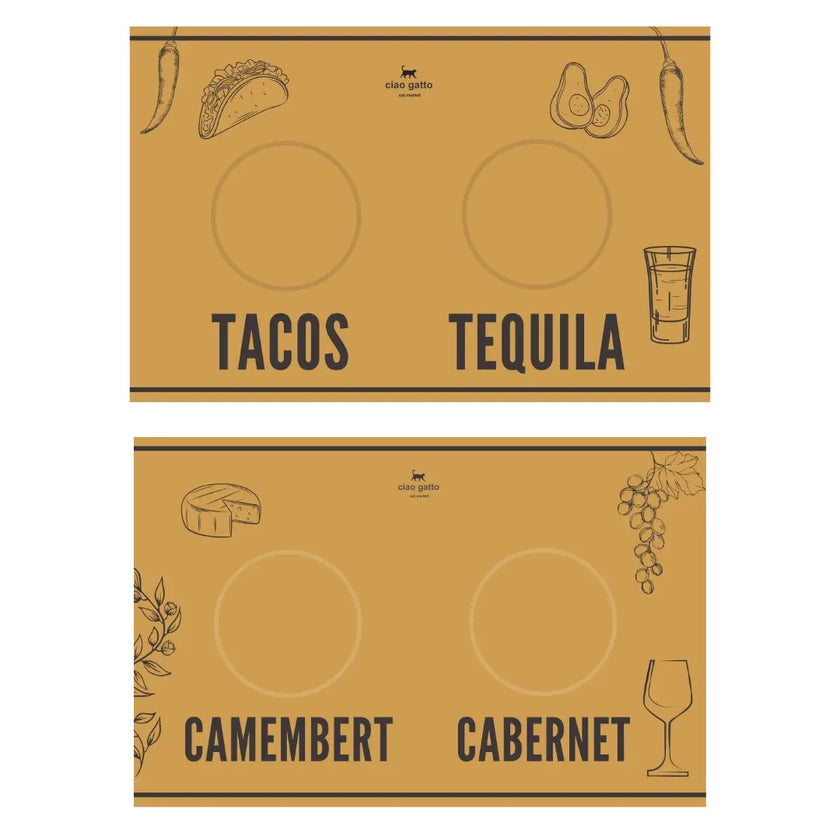Reversible Cat Placemats by Ciao Gatto Cat Market
