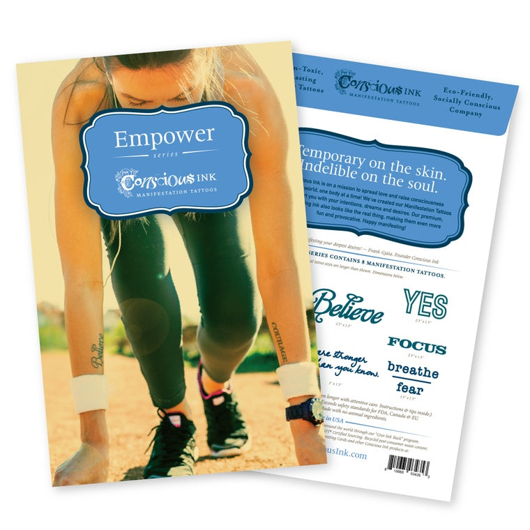 Conscious Ink Manifestation Temporary Tattoo Multipacks