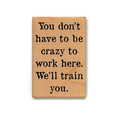 Wooden Refrigerator Magnets by Driftless Studios