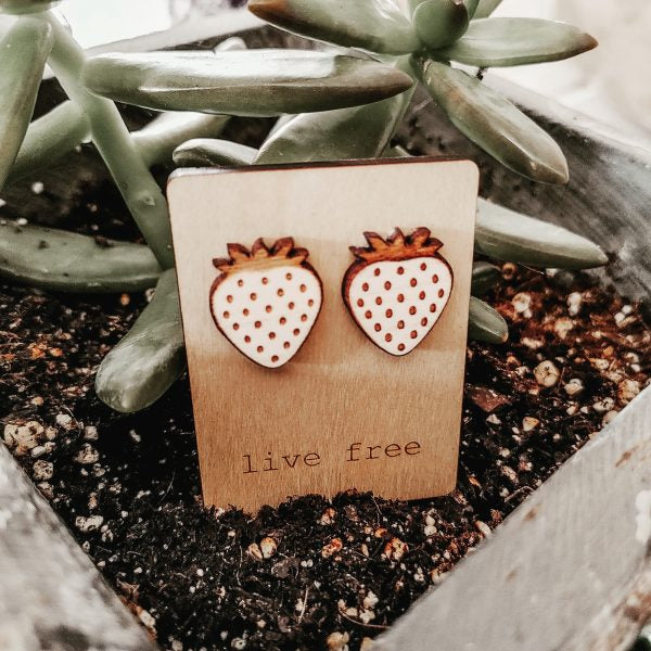 Statement Peace Wooden Jewelry