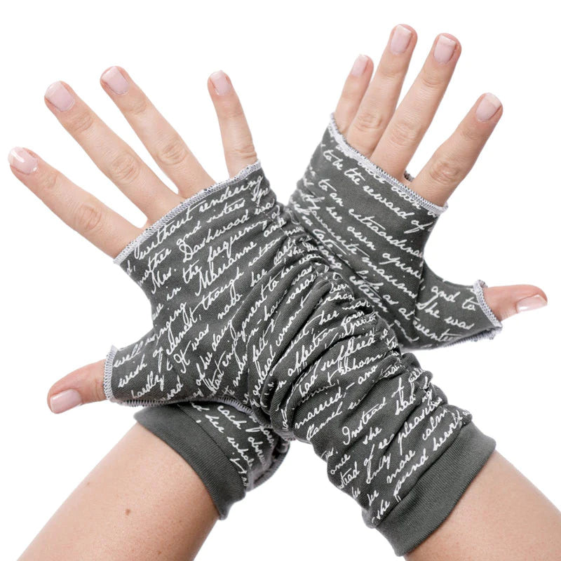 Storiarts Book Quote Writing Gloves