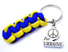 Support Ukraine Paracord Keychain