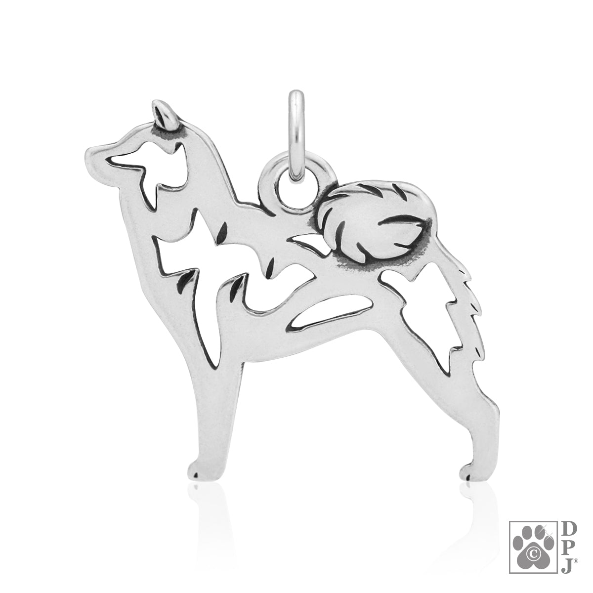 Dazzling Paws Jewelry Sterling Silver Breed Charms and Pendants