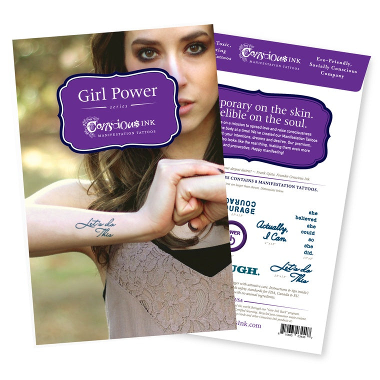 Conscious Ink Manifestation Temporary Tattoo Multipacks