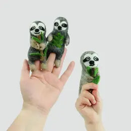 Wool Felt Finger Puppets by The Winding Road
