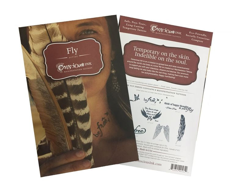 Conscious Ink Manifestation Temporary Tattoo Multipacks