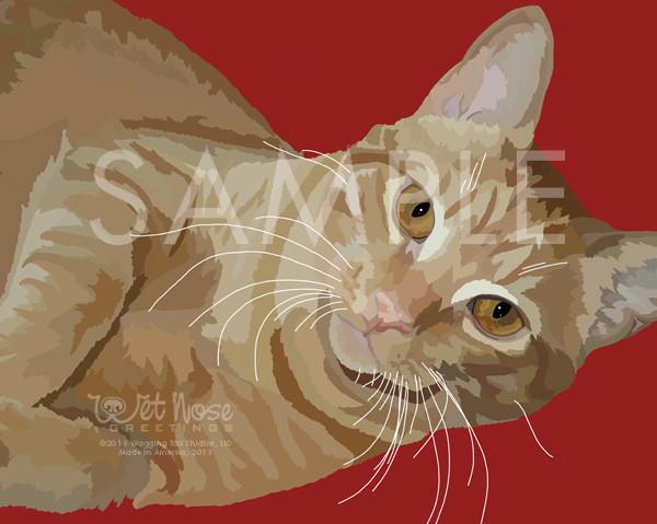 Wet Nose Greetings Card, 5
