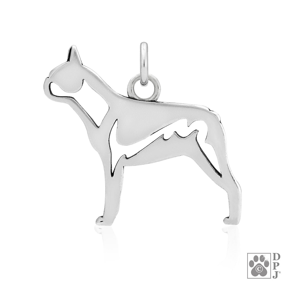 Dazzling Paws Jewelry Sterling Silver Breed Charms and Pendants