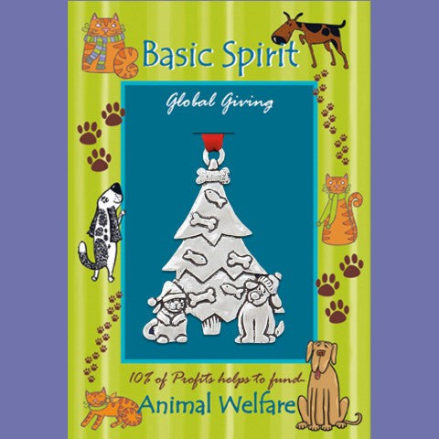 Basic Spirit Handcrafted Pewter Giving Ornament