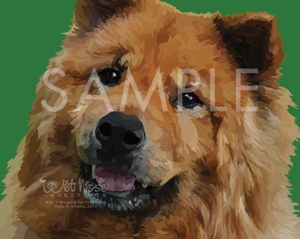 Wet Nose Greetings Card, 5