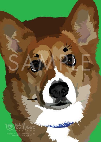 Wet Nose Greetings Card, 5