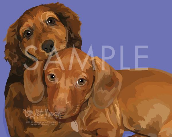 Wet Nose Greetings Card, 5