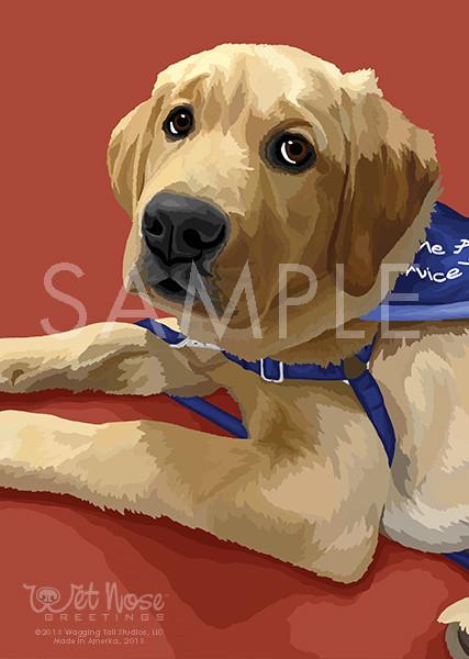Wet Nose Greetings Card, 5