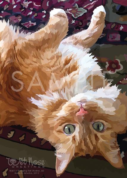 Wet Nose Greetings Card, 5