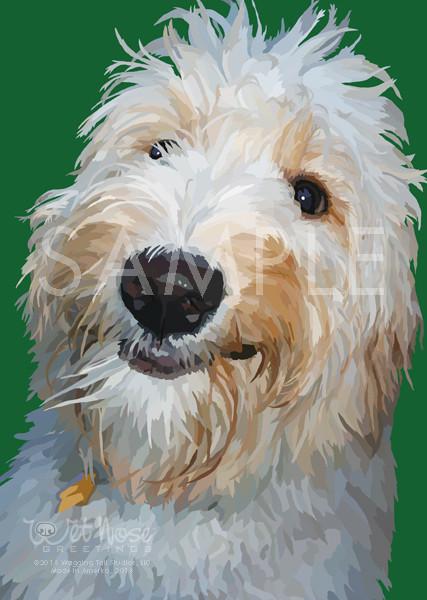 Wet Nose Greetings Card, 5