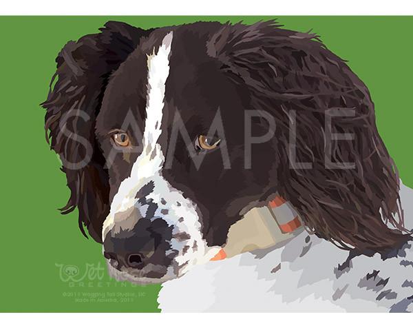 Wet Nose Greetings Card, 5