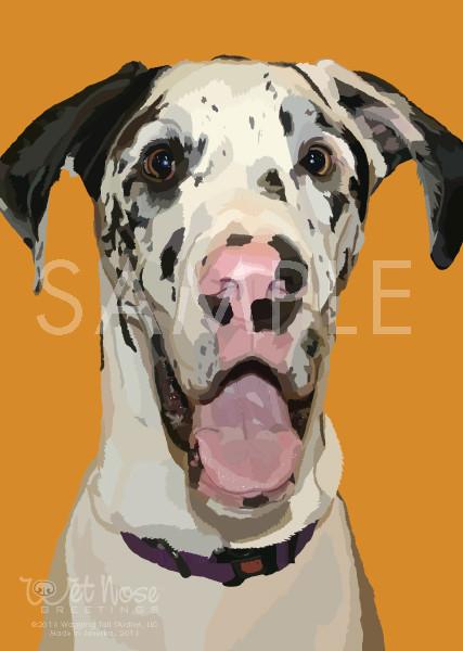 Wet Nose Greetings Card, 5