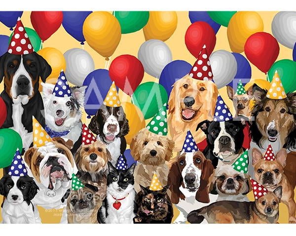 Wet Nose Greetings Card, 5
