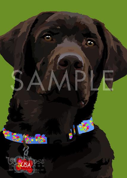 Wet Nose Greetings Card, 5