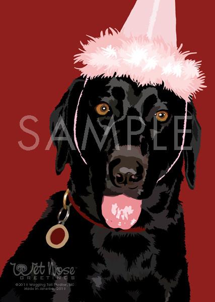 Wet Nose Greetings Card, 5