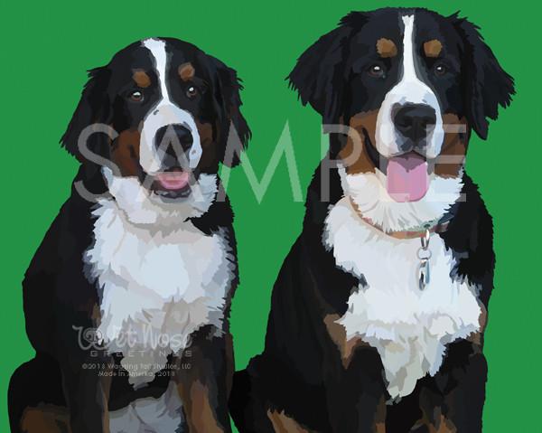 Wet Nose Greetings Card, 5