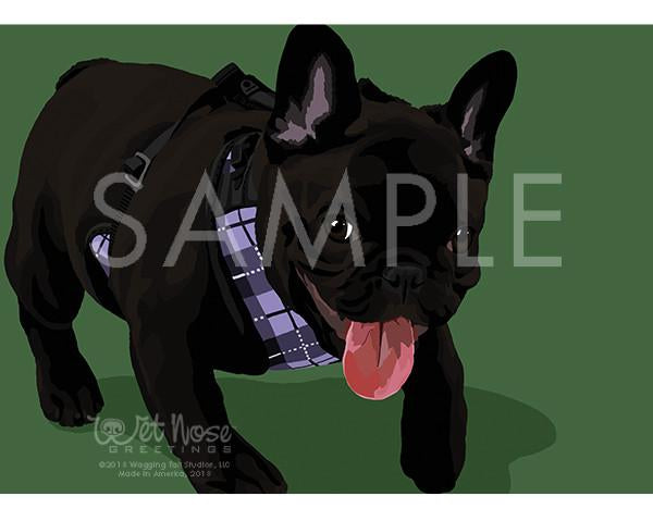 Wet Nose Greetings Card, 5