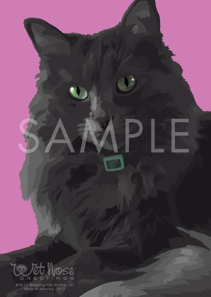 Wet Nose Greetings Card, 5