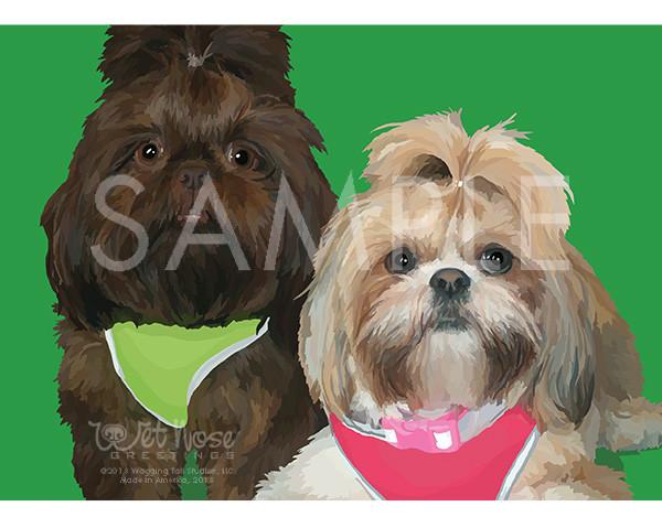 Wet Nose Greetings Card, 5