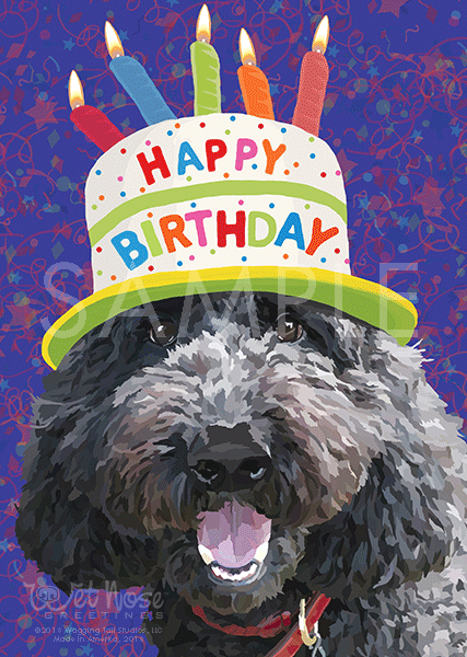 Wet Nose Greetings Card, 5