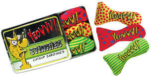 Yeowww! Stinkies Catnip Sardines, Pet Toys