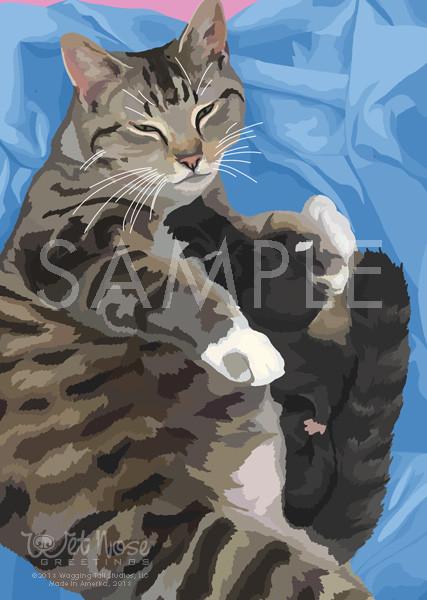 Wet Nose Greetings Card, 5