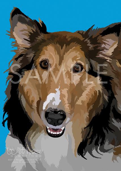 Wet Nose Greetings Card, 5