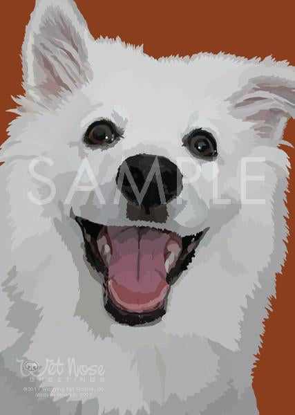 Wet Nose Greetings Card, 5